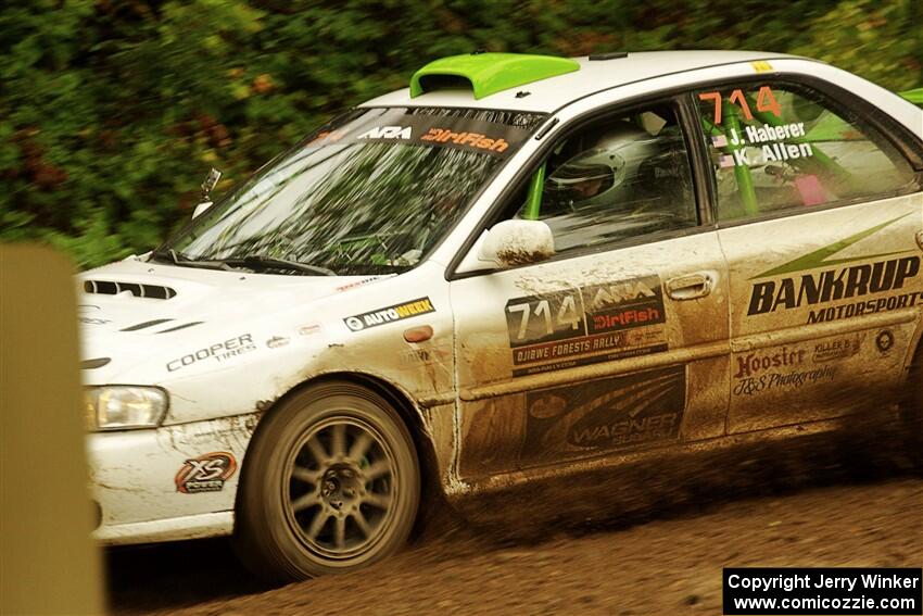 Jordon Haberer / Kevin Allen Subaru Impreza on SS11, Anchor-Mattson.