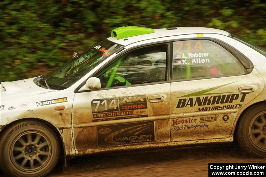 Jordon Haberer / Kevin Allen Subaru Impreza on SS11, Anchor-Mattson.