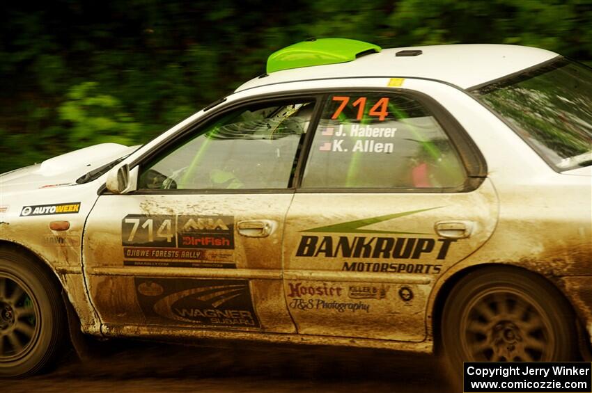 Jordon Haberer / Kevin Allen Subaru Impreza on SS11, Anchor-Mattson.
