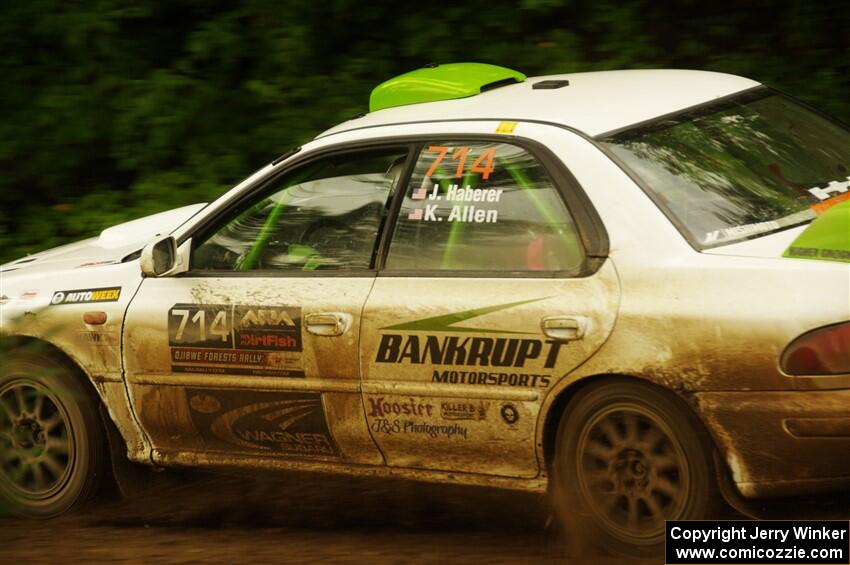 Jordon Haberer / Kevin Allen Subaru Impreza on SS11, Anchor-Mattson.