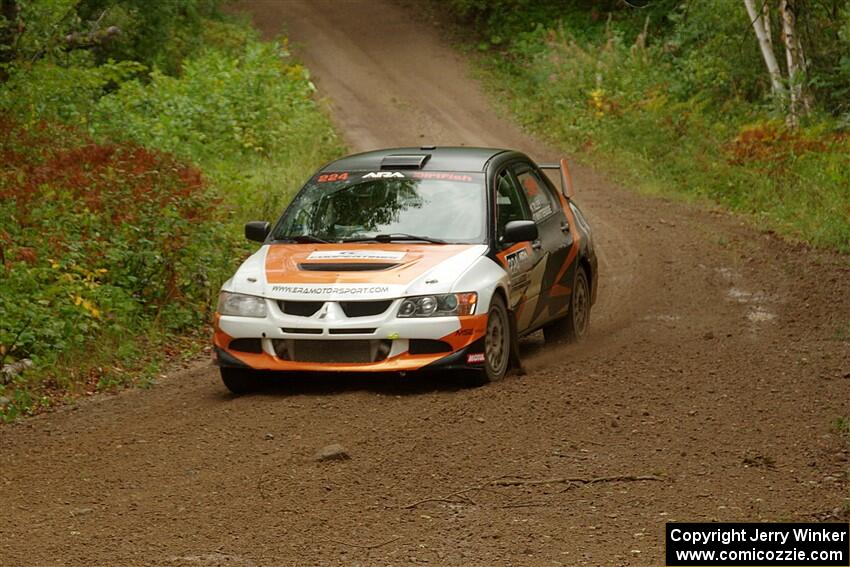 Kyle Tilley / Tim Whitteridge Mitsubishi Lancer Evo VIII on SS11, Anchor-Mattson.