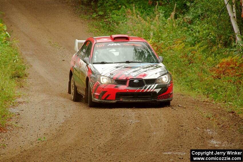 Dan Colburn / Cameron Case Subaru Impreza on SS11, Anchor-Mattson.