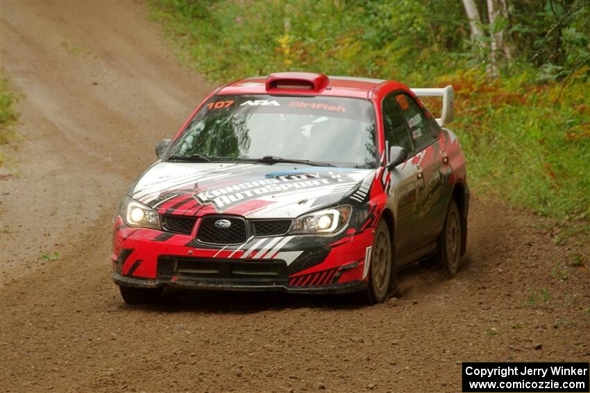 Dan Colburn / Cameron Case Subaru Impreza on SS11, Anchor-Mattson.