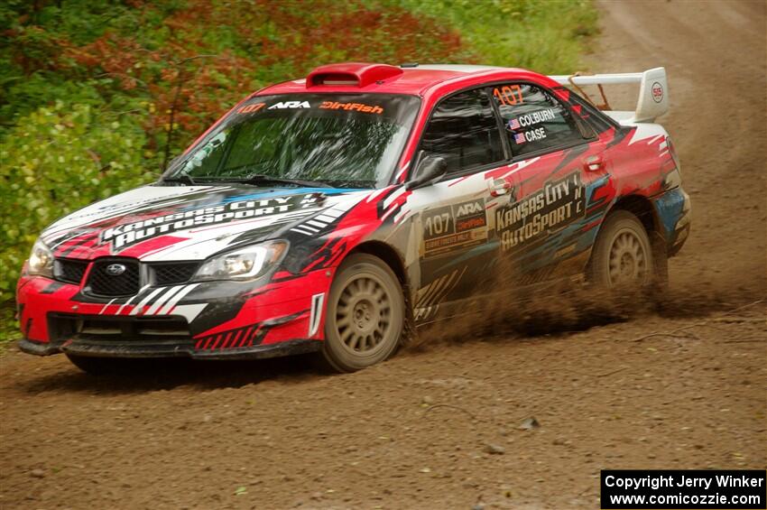Dan Colburn / Cameron Case Subaru Impreza on SS11, Anchor-Mattson.