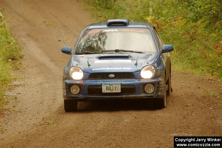 Jeff Timpe / Joe Patava Subaru WRX on SS11, Anchor-Mattson.