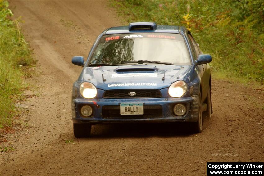 Jeff Timpe / Joe Patava Subaru WRX on SS11, Anchor-Mattson.