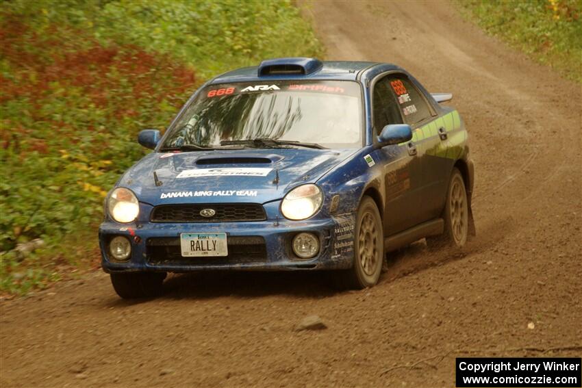 Jeff Timpe / Joe Patava Subaru WRX on SS11, Anchor-Mattson.