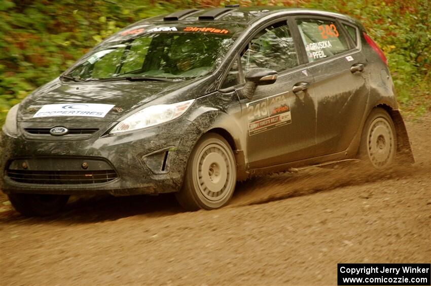 Patrick Gruszka / Zach Pfeil Ford Fiesta on SS11, Anchor-Mattson.