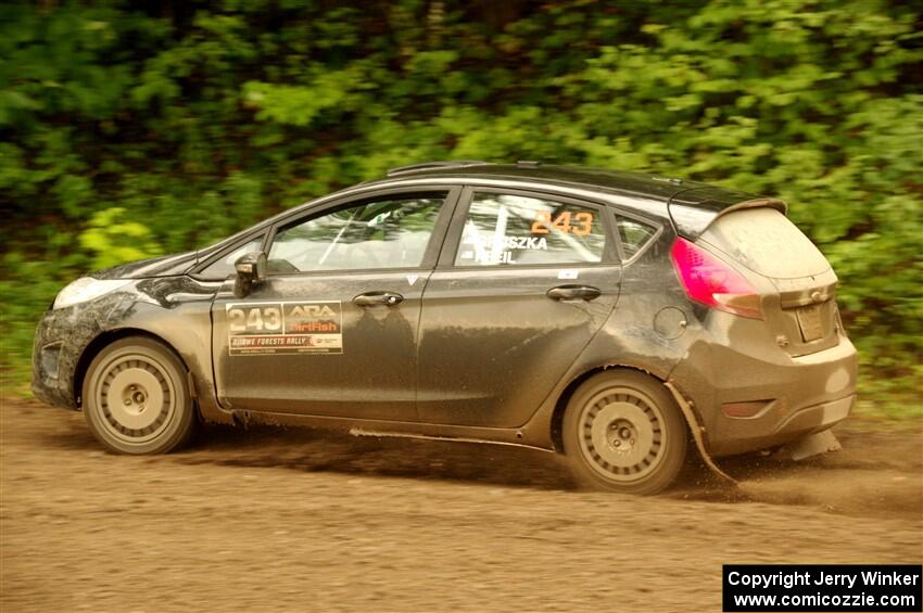 Patrick Gruszka / Zach Pfeil Ford Fiesta on SS11, Anchor-Mattson.