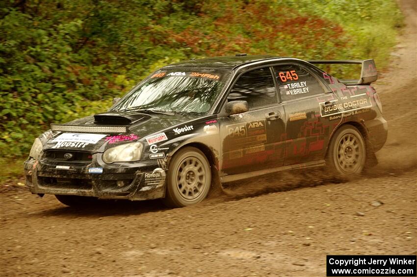 Todd Briley / Valerie Briley Subaru WRX STi on SS11, Anchor-Mattson.
