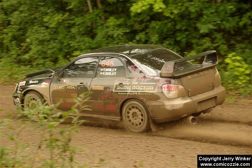 Todd Briley / Valerie Briley Subaru WRX STi on SS11, Anchor-Mattson.