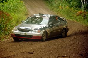 Jake Burke / Eric Schlee Honda Civic on SS11, Anchor-Mattson.