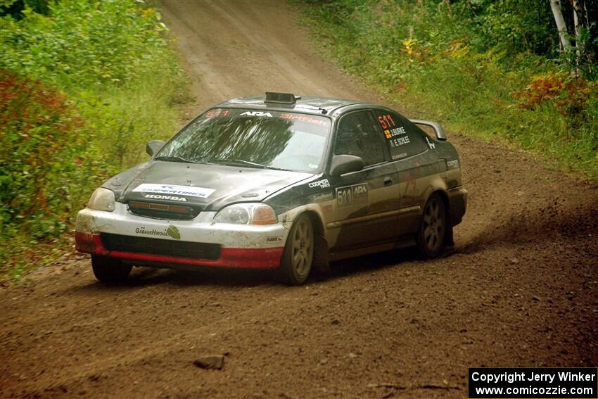 Jake Burke / Eric Schlee Honda Civic on SS11, Anchor-Mattson.