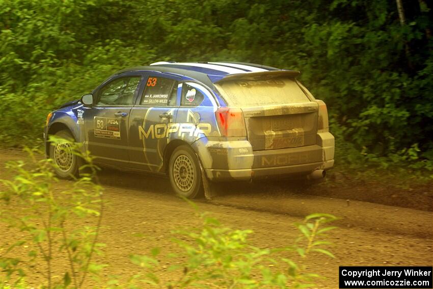 Karen Jankowski / Jack Gillow-Wiles Dodge Caliber SRT-4 on SS11, Anchor-Mattson.