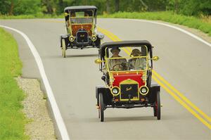 Jim Laumeyer's 1910 Maxwell and Ron Fishback's 1912 Maxwell