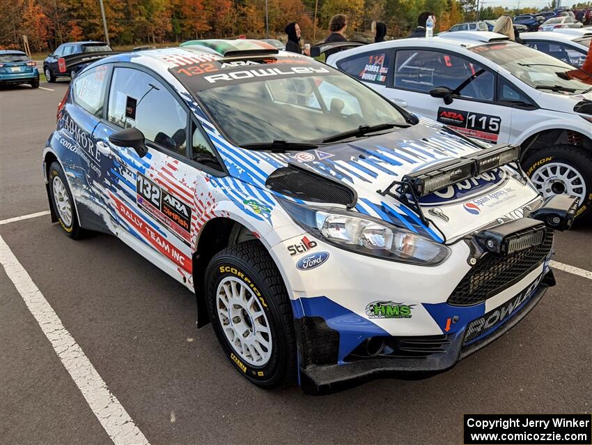 Paul Rowley / Darragh Mullen Ford Fiesta R5 and Joseph Burke / Nick Dobbs Ford Fiesta R5 at parc expose.