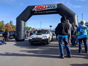 Dylan Murcott / Boyd Smith Subaru WRX STi at the ceremonial start.