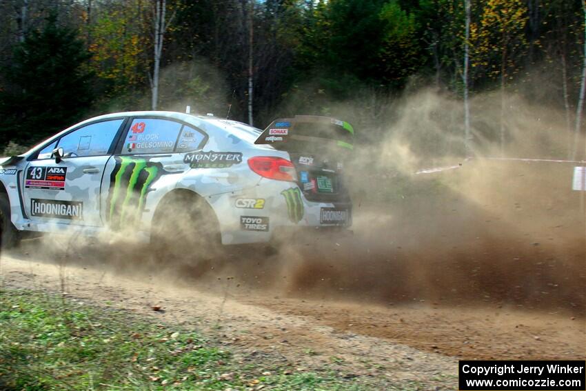 Ken Block / Alex Gelsomino Subaru WRX STi on SS1, Far Point I.