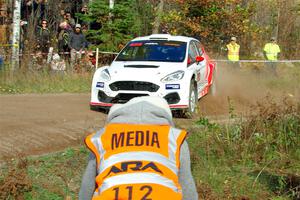 Tom Williams / Hannah McKillop Ford Fiesta R5 on SS1, Far Point I.