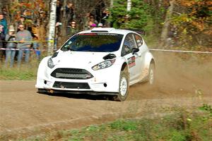 Joseph Burke / Nick Dobbs Ford Fiesta R5 on SS1, Far Point I.