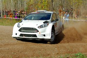 Joseph Burke / Nick Dobbs Ford Fiesta R5 on SS1, Far Point I.