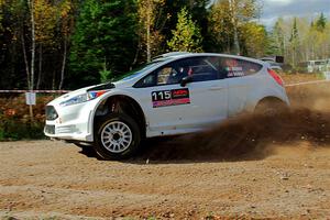 Joseph Burke / Nick Dobbs Ford Fiesta R5 on SS1, Far Point I.