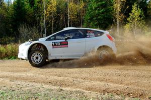 Joseph Burke / Nick Dobbs Ford Fiesta R5 on SS1, Far Point I.