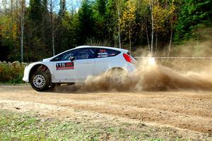 Joseph Burke / Nick Dobbs Ford Fiesta R5 on SS1, Far Point I.