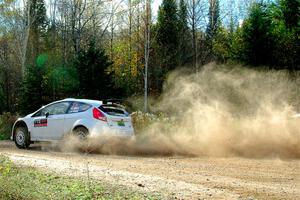 Joseph Burke / Nick Dobbs Ford Fiesta R5 on SS1, Far Point I.