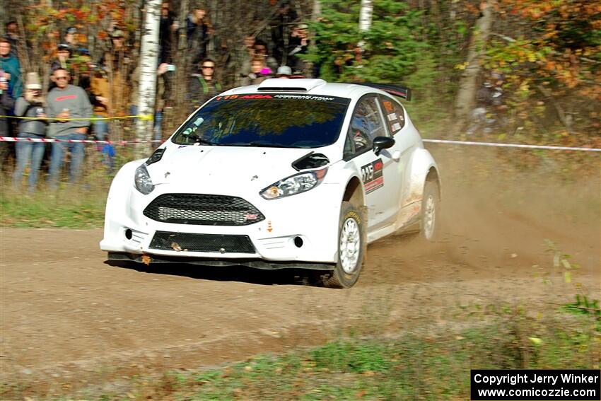 Joseph Burke / Nick Dobbs Ford Fiesta R5 on SS1, Far Point I.