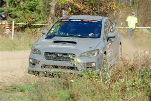Zach Jacques / Ron Jacques Subaru WRX STi on SS1, Far Point I.