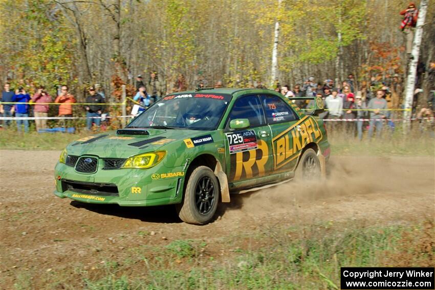 Dave Carapetyan / Ryan Scott Subaru WRX STi on SS1, Far Point I.