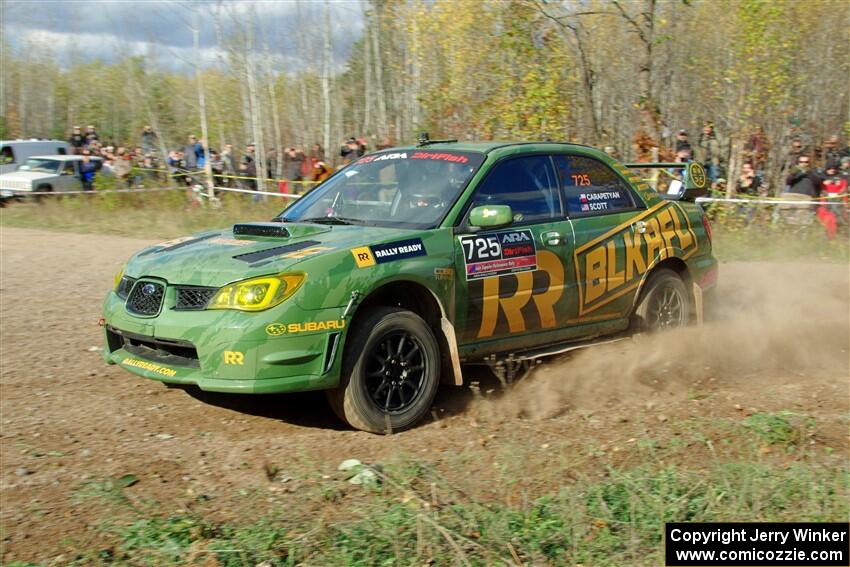 Dave Carapetyan / Ryan Scott Subaru WRX STi on SS1, Far Point I.