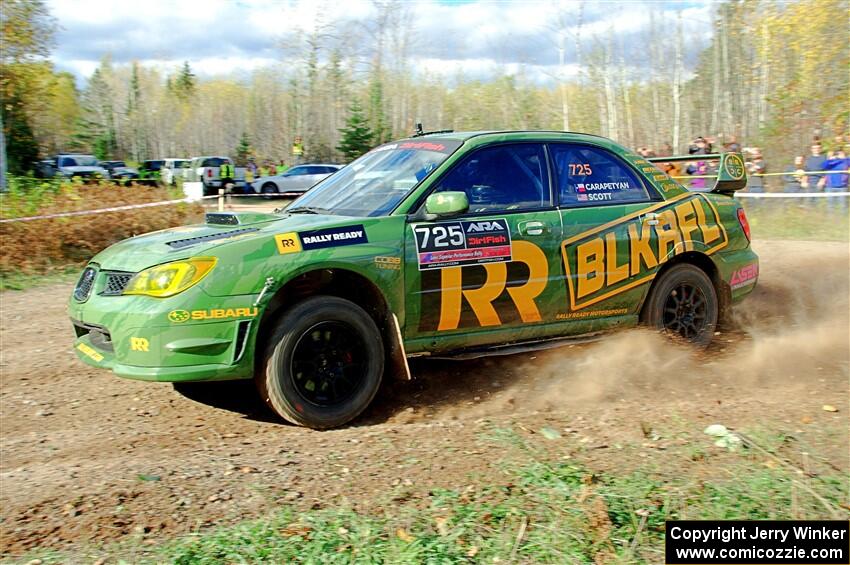 Dave Carapetyan / Ryan Scott Subaru WRX STi on SS1, Far Point I.