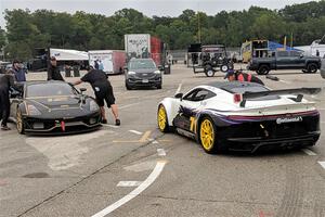 Austin Riley's and Hanna Zellers' Saleen S1s