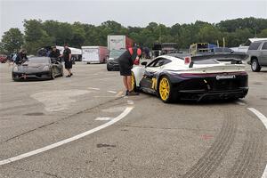 Austin Riley's and Hanna Zellers' Saleen S1s