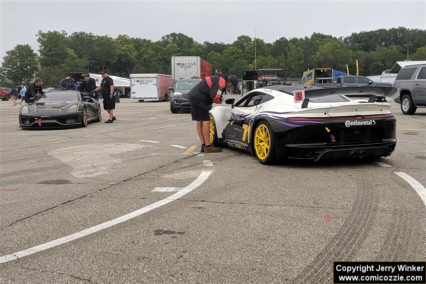 Austin Riley's and Hanna Zellers' Saleen S1s