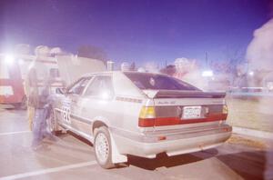 The Bob Burtis / Rick Burtis Audi Quattro Coupe on Friday before the event.(3)