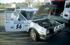 The Doug Davenport / Jeff Burmeister VW GTI readies for the event.(1)