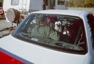 Todd Jarvey adds a camcorder to the back of his Mitsubishi Galant VR4.