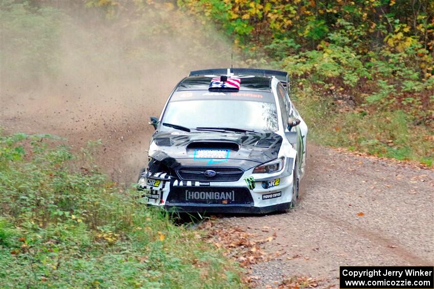 Ken Block / Alex Gelsomino Subaru WRX STi on SS3, Bob Lake S-N I.