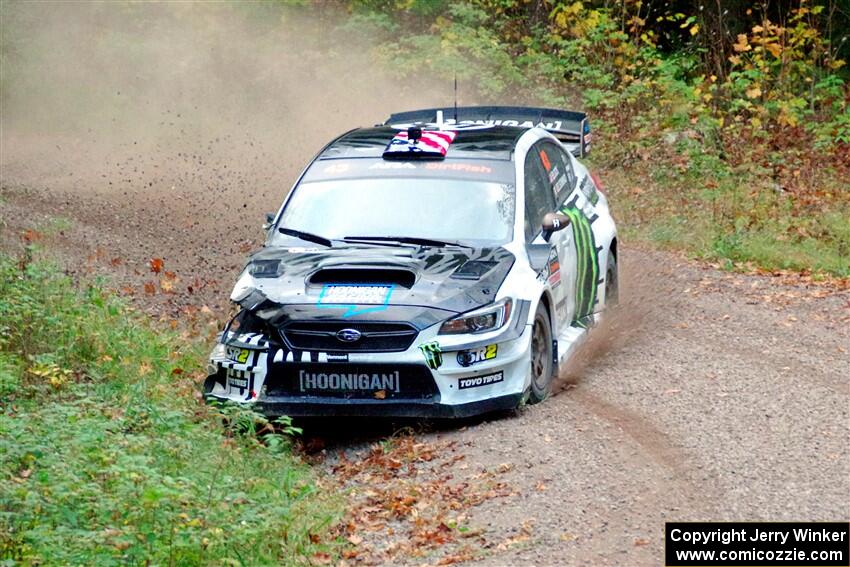 Ken Block / Alex Gelsomino Subaru WRX STi on SS3, Bob Lake S-N I.