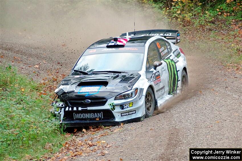 Ken Block / Alex Gelsomino Subaru WRX STi on SS3, Bob Lake S-N I.