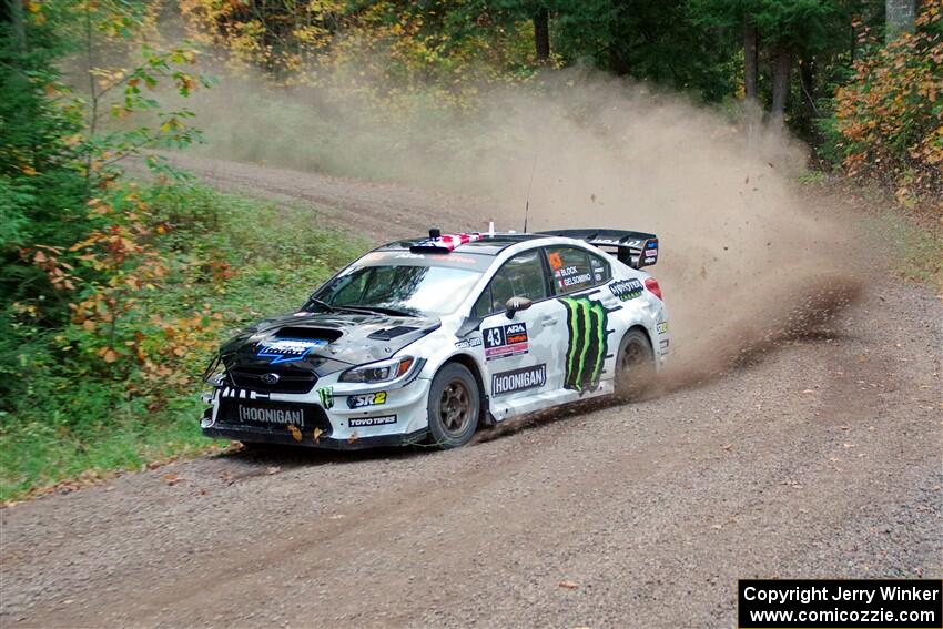 Ken Block / Alex Gelsomino Subaru WRX STi on SS3, Bob Lake S-N I.