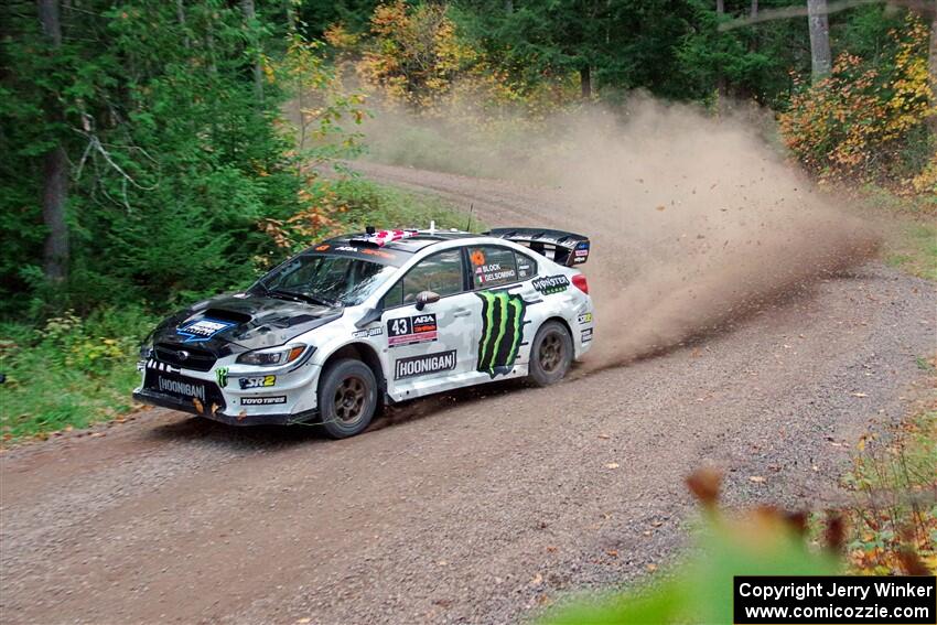 Ken Block / Alex Gelsomino Subaru WRX STi on SS3, Bob Lake S-N I.