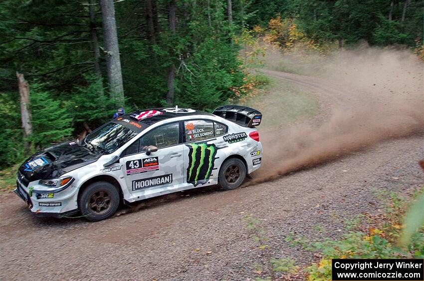Ken Block / Alex Gelsomino Subaru WRX STi on SS3, Bob Lake S-N I.