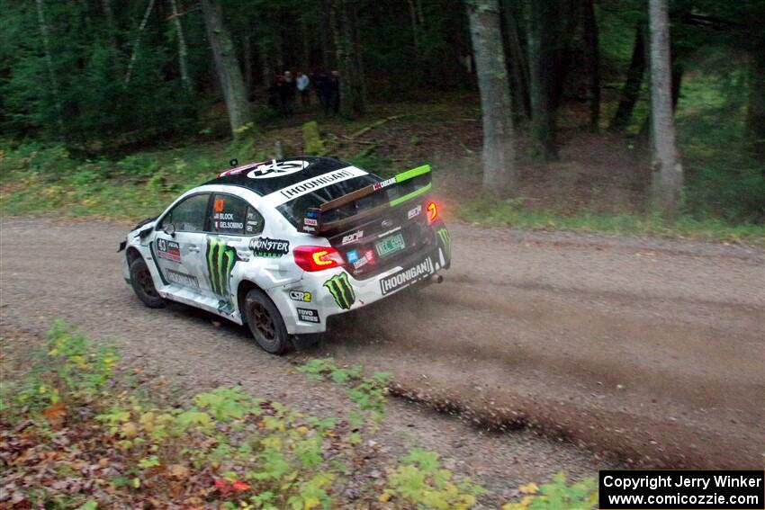 Ken Block / Alex Gelsomino Subaru WRX STi on SS3, Bob Lake S-N I.