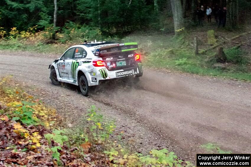 Ken Block / Alex Gelsomino Subaru WRX STi on SS3, Bob Lake S-N I.