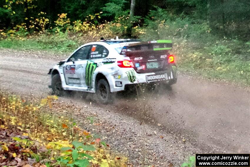 Ken Block / Alex Gelsomino Subaru WRX STi on SS3, Bob Lake S-N I.