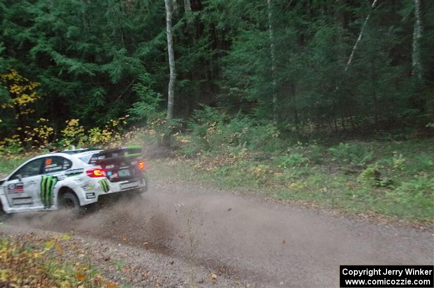Ken Block / Alex Gelsomino Subaru WRX STi on SS3, Bob Lake S-N I.